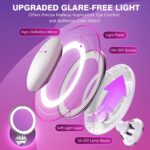 Auxmir Kosmetikspiegel mit Beleuchtung – 8 Zoll, 20X/30X Vergrösserung, 3 Lichtmodi, Dimmbar & 360° Drehbar mit Saugnapf – Bild 3