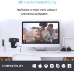 wansview Webcam 1080P mit Mikrofon, PC Laptop Desktop – Bild 6