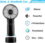 yipin Handventilator  mit 4000mAh Powerbank – Bild 2