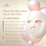 Project E Beauty Photon Hautverjüngungsmaske für Gesicht und Hals, kabellos, LED, Photon, 7 Farben, Lichtbehandlung, Anti-Aging, Faltenentfernung – Bild 8