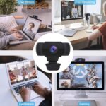 wansview Webcam 1080P mit Mikrofon, PC Laptop Desktop – Bild 7