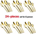 Elegant Life Besteckset Golden für 6 Personen aus Japan-Edelstahl – Bild 7