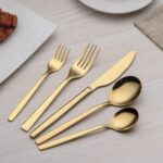 Berglander 30 Stück Titanium Gold Plated Besteck – Bild 2
