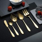 HOMQUEN Edelstahl Messer Gabel Löffel Sets – Bild 2