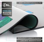 CSL - XXL Mauspad 900x400 mm – Mousepad – Bild 3