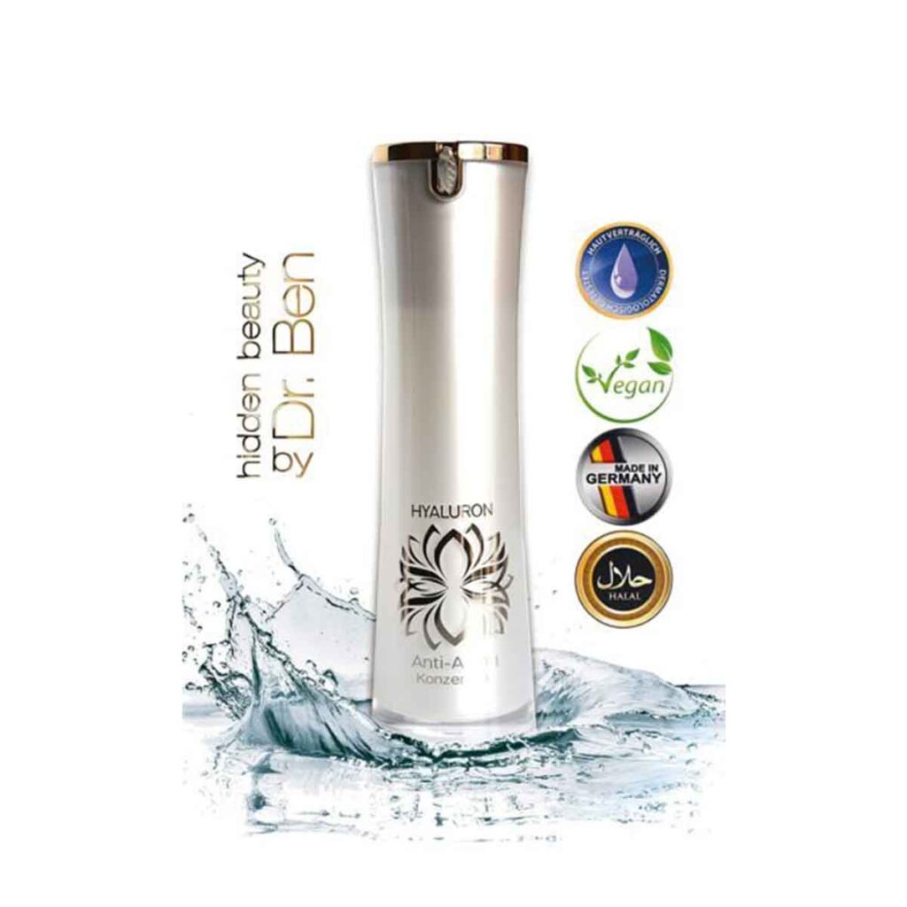 BIO Hyaluronsäure Serum hochkonzentriert - Anti Aging Creme Konzentrat Gel