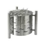 Tepro Feuerstelle mit Grillfunktion Silverado, Silber