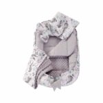 5tlg. Kuschelnest-Set inkl Babynest 90x50 - für Babys 100% Baumwolle