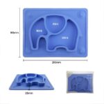 Baby Telle, Silikon Rutschfester Tischset mit Saugnapf passend für die meisten Hochstuhl-Tabletts-26 x 20 x 3 cm – Bild 5