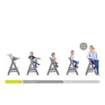 Hauck Holz Hochstuhl Alpha + für Kinder ab 6 Monaten bis 90 kg – Bild 9