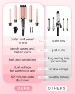 BESTOPE PRO Lockenstab Set – Keramik Waver mit Aufsätzen & Zubehör – Bild 9
