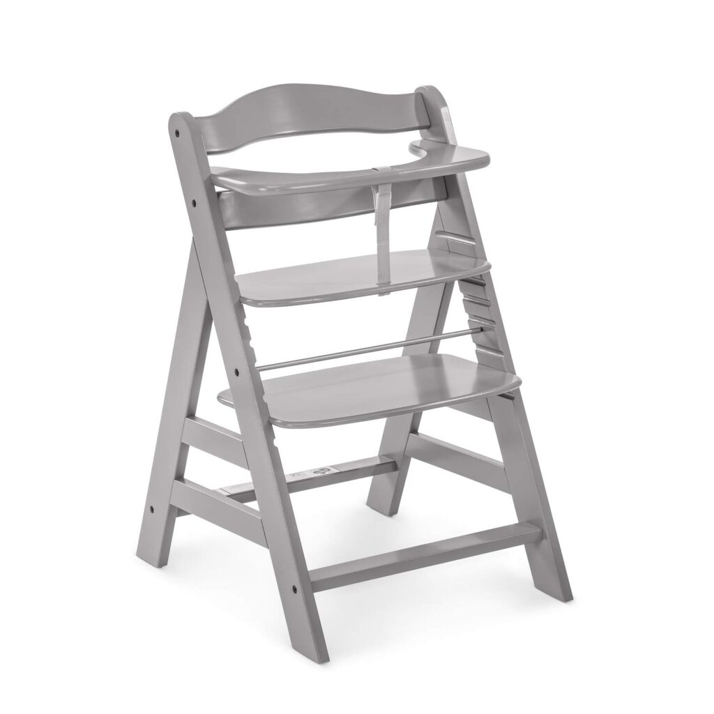 Hauck Holz Hochstuhl Alpha + für Kinder ab 6 Monaten bis 90 kg
