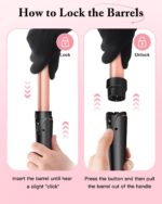 BESTOPE PRO Lockenstab Set – Keramik Waver mit Aufsätzen & Zubehör – Bild 8