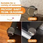 Eckenschutz Kantenschutz Baby - Kindersicherung für Tisch selbstklebend – Stossschutz für Baby und Kind transparent - Original Hoffenbach Germany - 2 Jahre Garantie – Bild 2