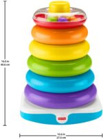 Fisher-Price GJW15 Farbring-Pyramide – Stapelspielzeug für Babys & Kleinkinder – Bild 5