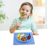 Baby Telle, Silikon Rutschfester Tischset mit Saugnapf passend für die meisten Hochstuhl-Tabletts-26 x 20 x 3 cm – Bild 6