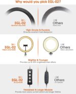 LED Ringlicht Stativ ELEGIANT 10.2" Selfie Ringleuchte Makeup – Bild 7
