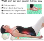 MILcea Akupressurmatte Kann Kopf-Nackenschmerzen, Migräne, die Durchblutung Förder -  75 * 44 cm – Bild 3
