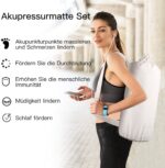 MILcea Akupressurmatte Kann Kopf-Nackenschmerzen, Migräne, die Durchblutung Förder -  75 * 44 cm – Bild 6