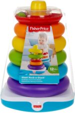 Fisher-Price GJW15 Farbring-Pyramide – Stapelspielzeug für Babys & Kleinkinder – Bild 6