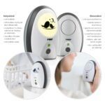 reer 50070 Babyphone Rigi Digital – abhörsicher, strahlungsarm, Nachtlicht, Gegensprechfunktion – Bild 3