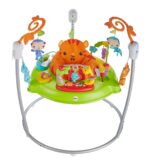 Fisher-Price CHM91 - Jumperoo Baby Hopser inkl. 12 Spielzeugen