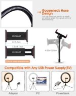 LED Ringlicht Stativ ELEGIANT 10.2" Selfie Ringleuchte Makeup – Bild 6