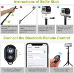 Bluetooth Selfie Stick Stativ, Alfort Universal Smartphone Stativ Selfie – Bild 7