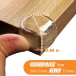 Eckenschutz Kantenschutz Baby - Kindersicherung für Tisch selbstklebend – Stossschutz für Baby und Kind transparent - Original Hoffenbach Germany - 2 Jahre Garantie – Bild 4