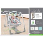 Ingenuity, Hugs & Hoots zusammenklappbare und tragbare Babyschaukel – Bild 10