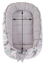 Kuschelnest-Set inkl Babynest - für Babys 100% Baumwolle – Bild 5