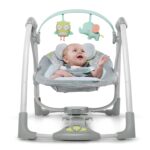 Ingenuity, Hugs & Hoots zusammenklappbare und tragbare Babyschaukel – Bild 6