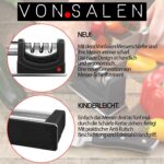 VONSALEN 3 Stufen Messerschärfer - Profi Küchenmesser – Bild 4