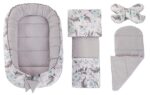 Kuschelnest-Set inkl Babynest - für Babys 100% Baumwolle – Bild 2
