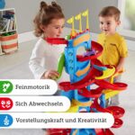Fisher-Price FXK59 - Little People Hochhausrennbahn und Parkhaus für Kinder – Bild 7