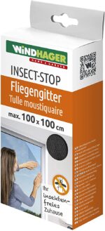 Insektenschutz Fliegengitter Insektenschutzgewebe aus hochwertigem Fiberglas, 100 x 100 cm – Bild 4