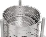 Tepro Feuerstelle mit Grillfunktion Silverado, Silber – Bild 2