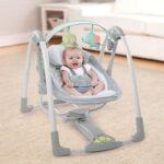 Ingenuity, Hugs & Hoots zusammenklappbare und tragbare Babyschaukel – Bild 2