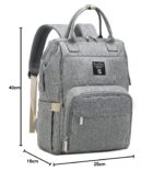 Pomelo Best Baby Wickelrucksack, Wickeltasche, Rucksack mit Wickelunterlage – Bild 2
