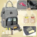 Pomelo Best Baby Wickelrucksack, Wickeltasche, Rucksack mit Wickelunterlage – Bild 3