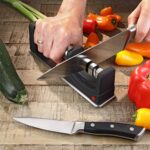VONSALEN 3 Stufen Messerschärfer - Profi Küchenmesser – Bild 3