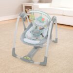Ingenuity, Hugs & Hoots zusammenklappbare und tragbare Babyschaukel – Bild 3
