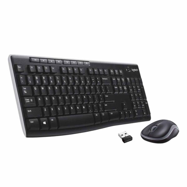 Logitech MK270 Kabelloses Tastatur-Maus-Set, 2.4 GHz