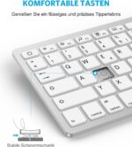 OMOTON deutsche Bluetooth Tastatur für iPad – Bild 4