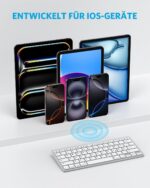 OMOTON deutsche Bluetooth Tastatur für iPad – Bild 2