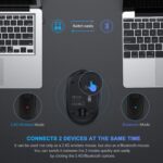Kizhah Kabellose Maus, Bluetooth - USB - Wiederaufladbar – Bild 3
