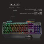 havit Gaming Tastatur und Maus Set mit LED Hintergrundbeleuchtung QWERTZ – Bild 5