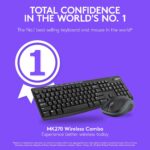 Logitech MK270 Kabelloses Tastatur-Maus-Set, 2.4 GHz – Bild 3