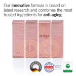 NeverWithout® RETINOL Serum mit HYALURON hochdosiert mit 4-fach anti-falten – Bild 4