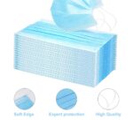 50 Stück Mundschutzmasken 3-lagig Mundschutz Blau Farbe – Bild 2